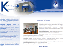 Tablet Screenshot of entreprise-krommer.com